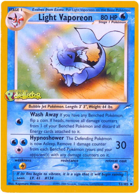Light Vaporeon — Neo Destiny