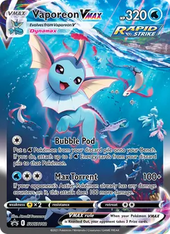 Vaporeon VMAX — SWSH Black Star Promos