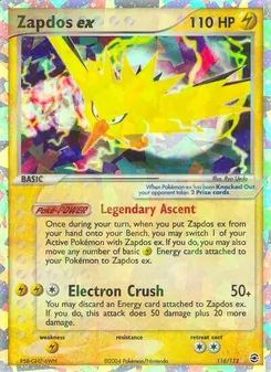 Zapdos ex — FireRed & LeafGreen
