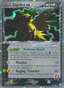 Rocket's Zapdos ex — Team Rocket Returns