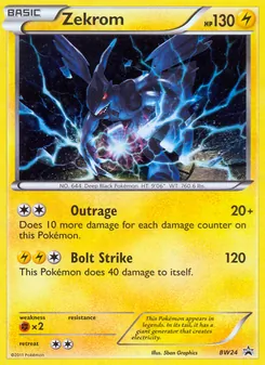 Zekrom — BW Black Star Promos