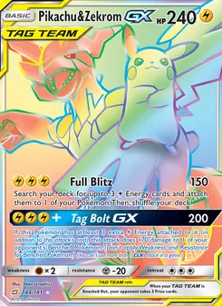 Pikachu & Zekrom GX — Team Up