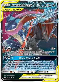 Greninja & Zoroark GX — Unbroken Bonds
