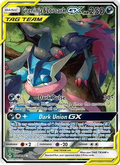 Greninja & Zoroark GX — Unbroken Bonds